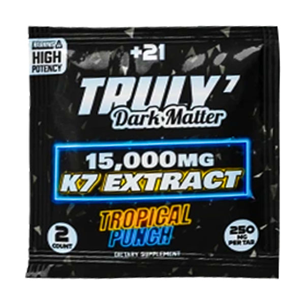 truly7 dark matter k7 extract tablets 500mg 2ct tropical punch