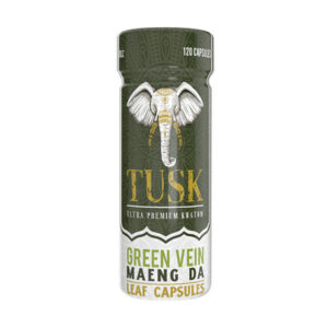 tusk kratom capsules 120ct green vein