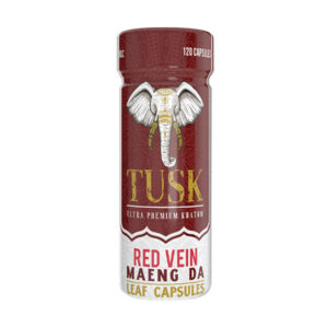 tusk kratom capsules 120ct red vein