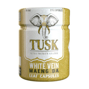tusk kratom capsules 275ct white vein