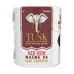 tusk kratom capsules 30ct red vein