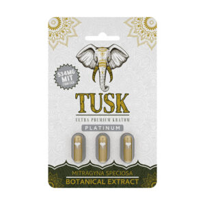 tusk kratom capsules 534mg 3ct platinum
