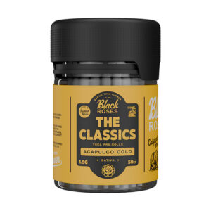 black roses classics thca pre rolls 50ct acapulco gold