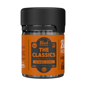 black roses classics thca pre rolls 50ct bubba kush