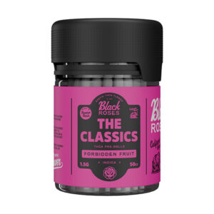 black roses classics thca pre rolls 50ct forbidden fruit