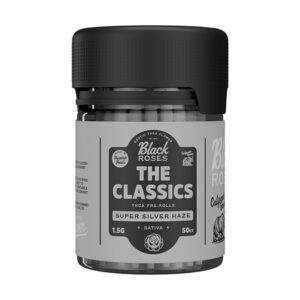 black roses classics thca pre rolls 50ct super silver haze