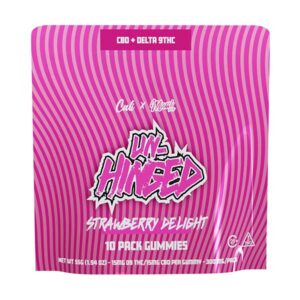 cali x maui labs unhinged d9 cbd gummies 300mg 10ct strawberry delight