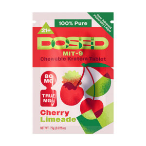 dosed kratom tablet 80mg 1ct cherry limeade