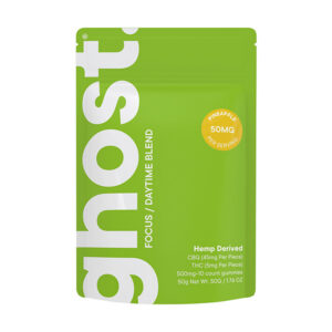 ghost 10ct gummies focus daytime pineapple
