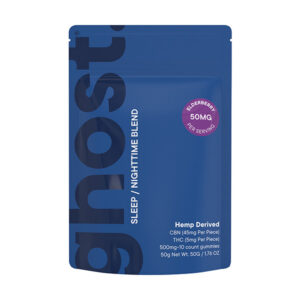 ghost 10ct gummies sleep nighttime elderberry