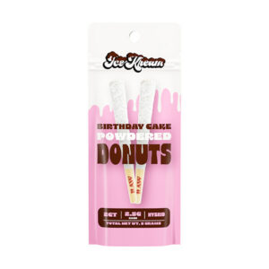 ice kream powdered donuts pre rolls 2ct birthdaycake
