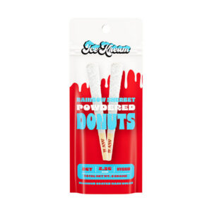 ice kream powdered donuts pre rolls 2ct rainbow sherbet