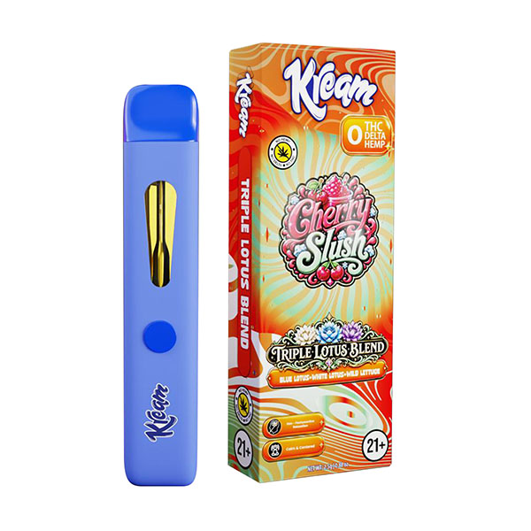 kream triple lotus blend disposable cherry slush