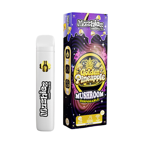 mushies mushroom 2.5g disposable golden pineapple